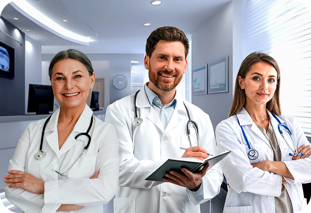 Medicos para apresentacao Institucional v2 1 Central de Consultas | Clínica Popular