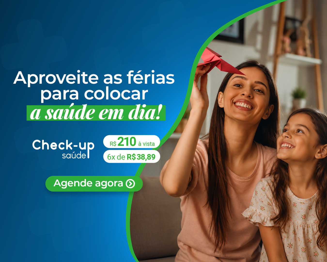 Campanhha Julho Banner Mobile Central de Consultas | Clínica Popular