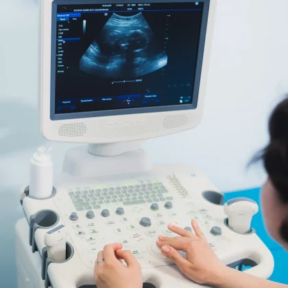 skillful-sonographer-using-ultrasound-machine-work